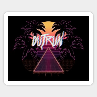 OUTRUN SUN & PALMS #1 Sticker